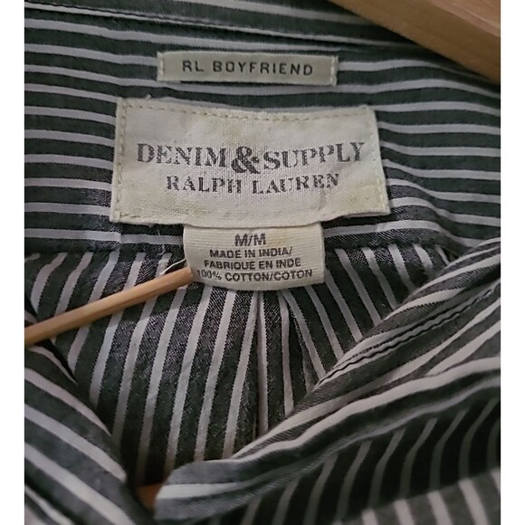 Denim & Supply Ralph Lauren Boyfriend Button Up Shirt Women M Casual Cotton - Picture 9 of 9